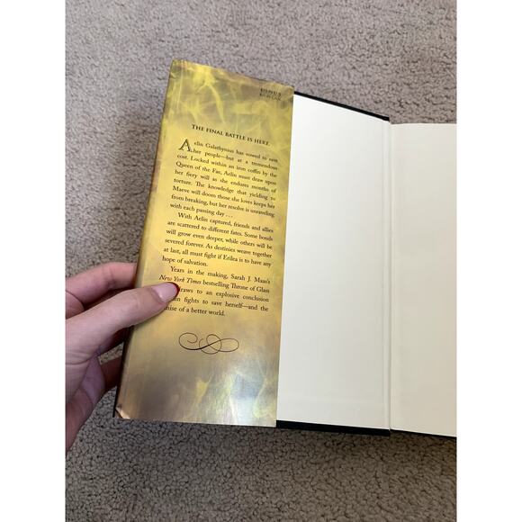 Sarah J Maas Kingdom of Ash Throne of Glass 1st Edition Hardcover OOP - Picture 11 of 13